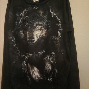 3D Wolf Pullover.